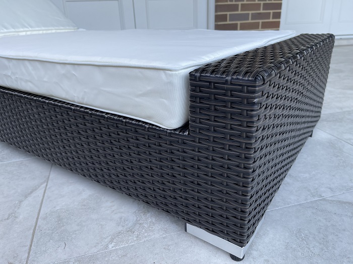 Royale Outdoor Wicker Sun Loungers - Image 8