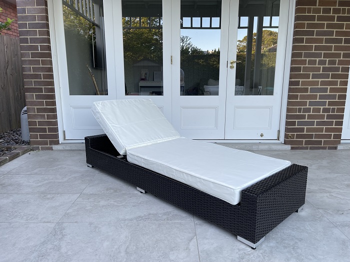 Royale Outdoor Wicker Sun Loungers - Image 7