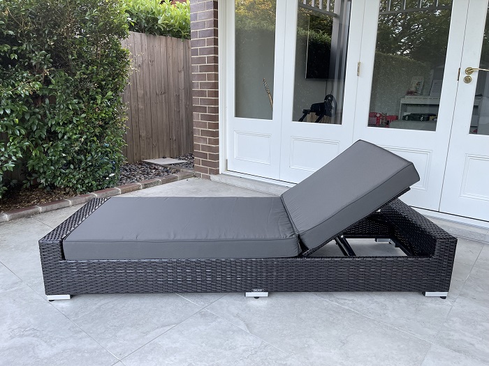 Royale Outdoor Wicker Sun Loungers - Image 6