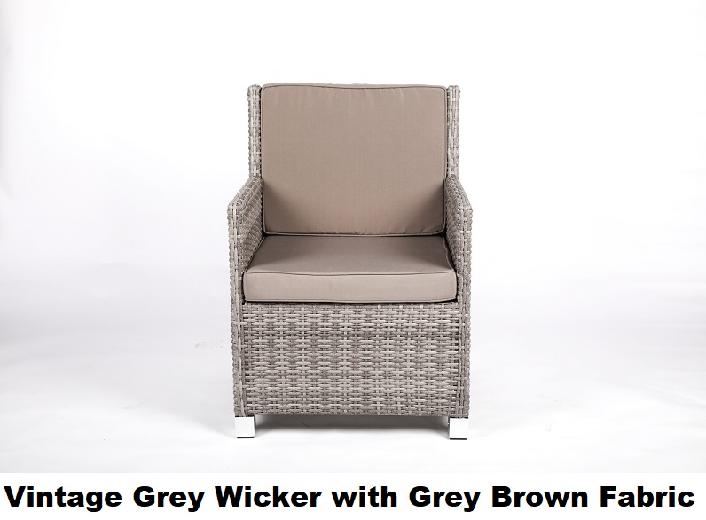 Royale Outdoor Wicker Dining Chairs - Image 6