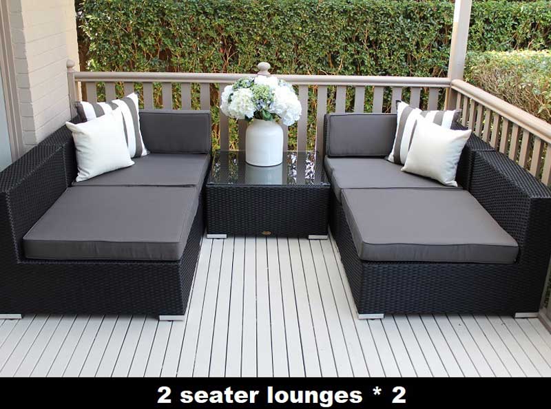 Five Ways Modular Wicker Lounge Set - Image 6