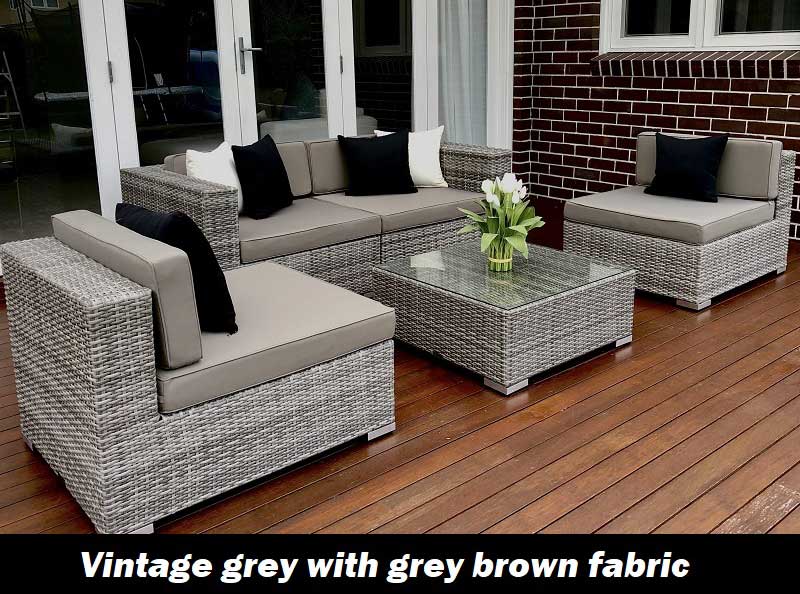 Five Ways Modular Wicker Lounge Set - Image 9