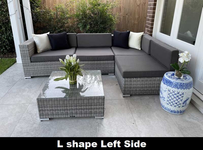 Five Ways Modular Wicker Lounge Set - Image 11