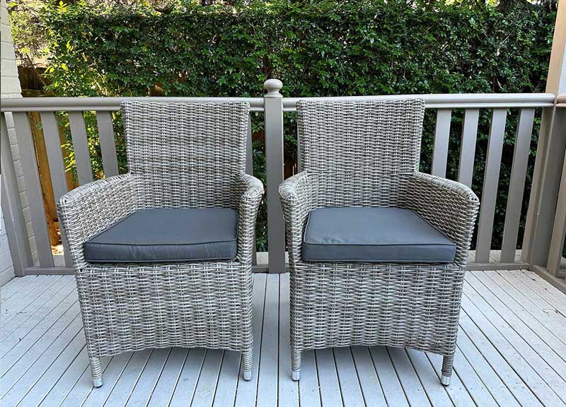 Gartemobe Outdoor Dining Chairs - Driftwood