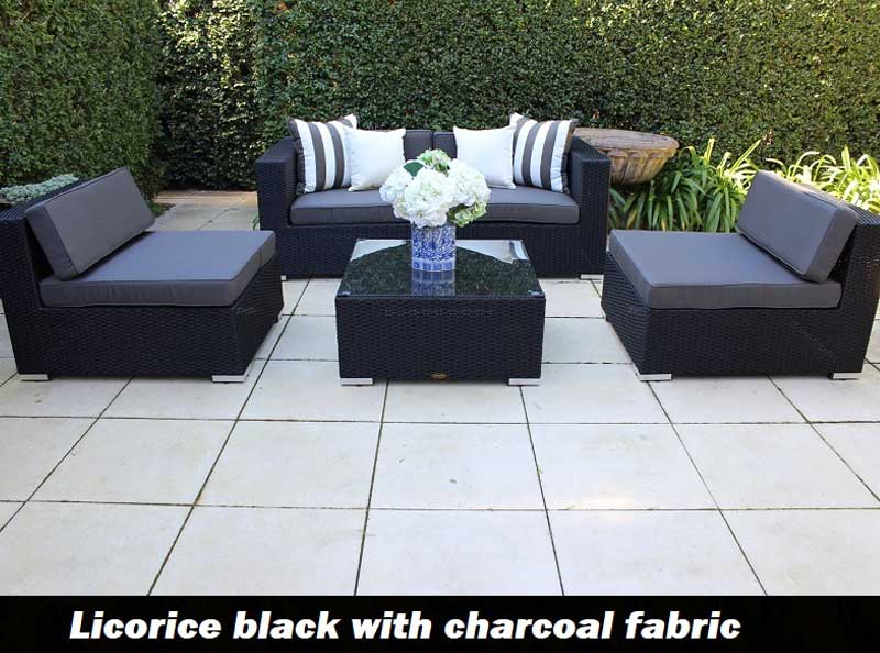 Five Ways Modular Wicker Lounge Set - Image 14