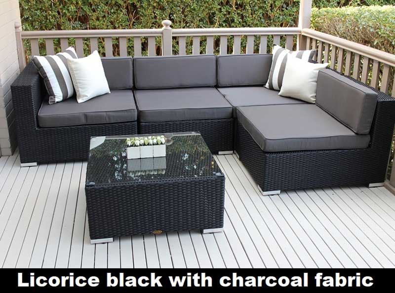 Five Ways Modular Wicker Lounge Set - Image 5