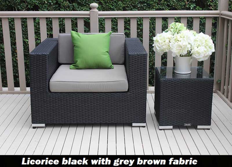 Gartemobe Outdoor Wicker Patio Armchair