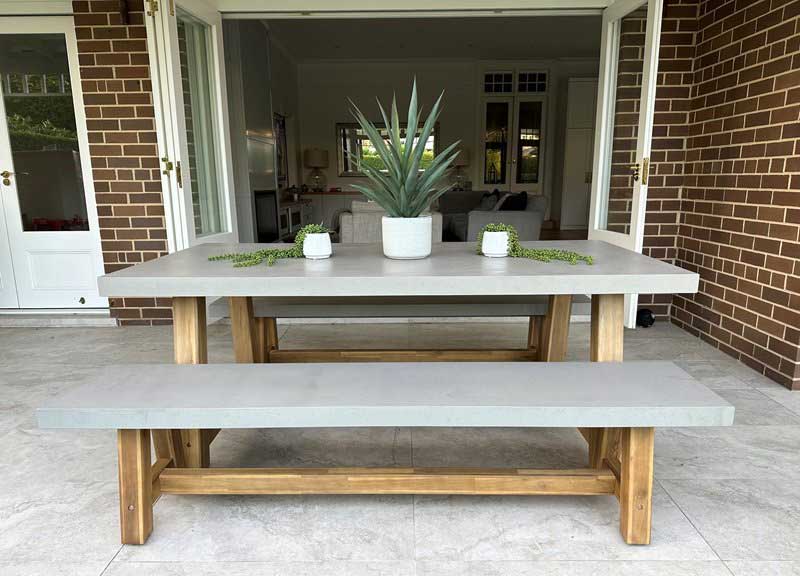 Veltis 180cm 3pc Dining Setting