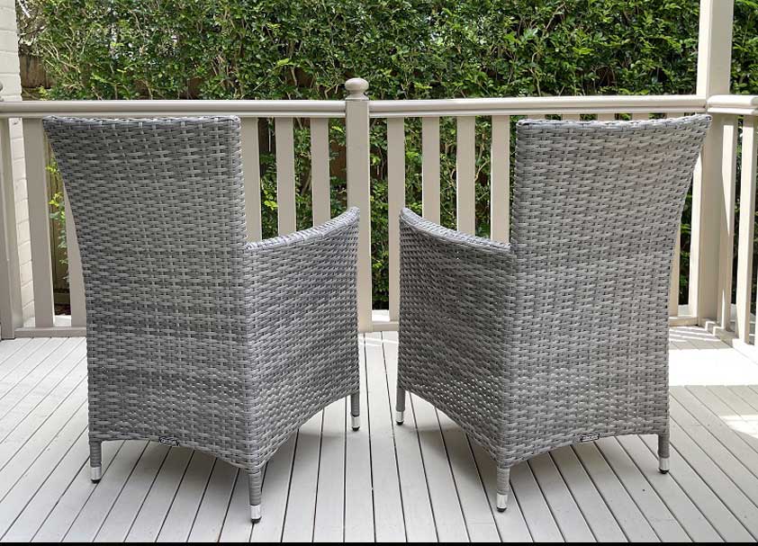 Gartemobe Outdoor Wicker Patio 3pc Setting - Image 7