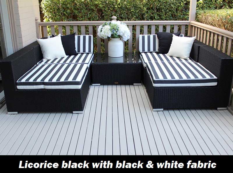 Five Ways Modular Wicker Lounge Set - Image 4