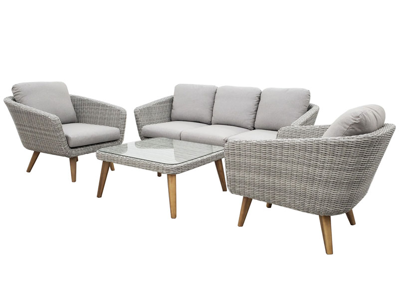 Alternative view of Balmoral 4pc Wicker Lounge Setting