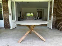 Meran Outdoor Dining Industrial Concrete Table