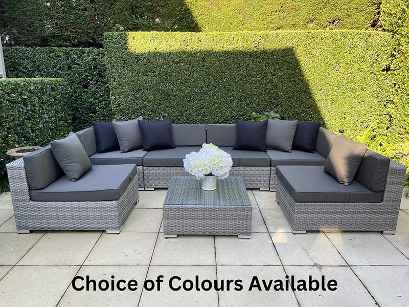 Seven Ways Modular Wicker Lounge Set